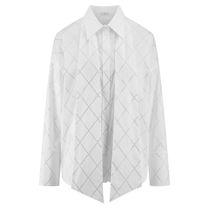 Блуза со стразами и бантом RIANI | Фото 3