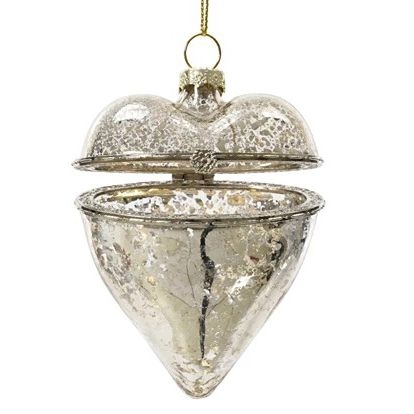 Ёлочная игрушка Сердце шкатулка Kaemingk | Фото 1