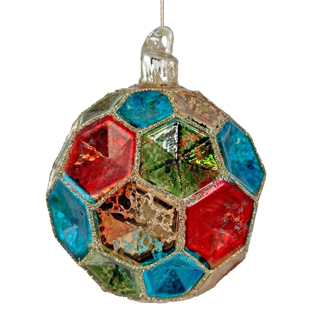 Ёлочная игрушка Шар с узором Shi-Shi | Фото 1