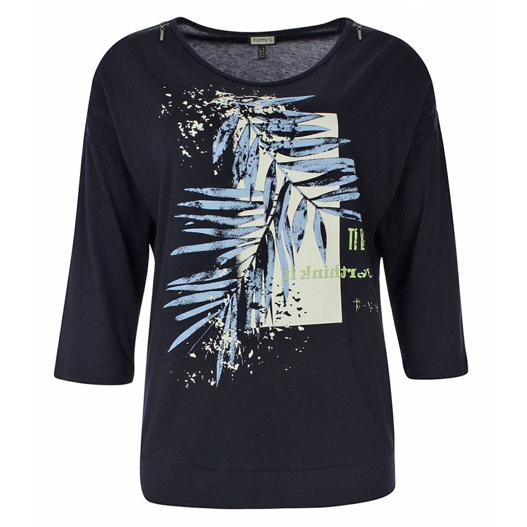 Женский лонгслив с принтом Kenny S | Фото 1