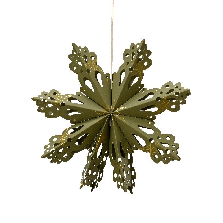 Новогоднее украшение Снежинка оригами Kaemingk | Фото 1