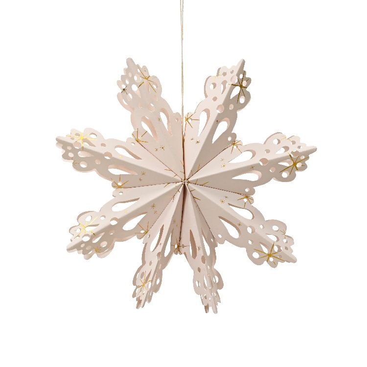 Новогоднее украшение Снежинка оригами Kaemingk | Фото 1