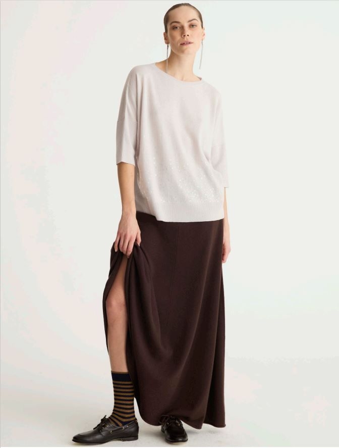 Женский джемпер из шерсти и кашемира Biancalancia  | Фото 2