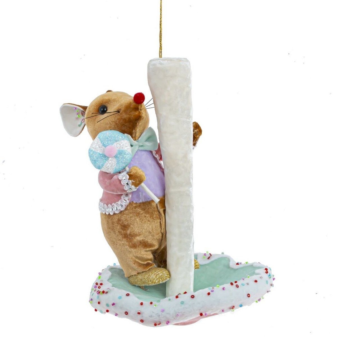 Ёлочная игрушка Мышка и гриб | Фото 2