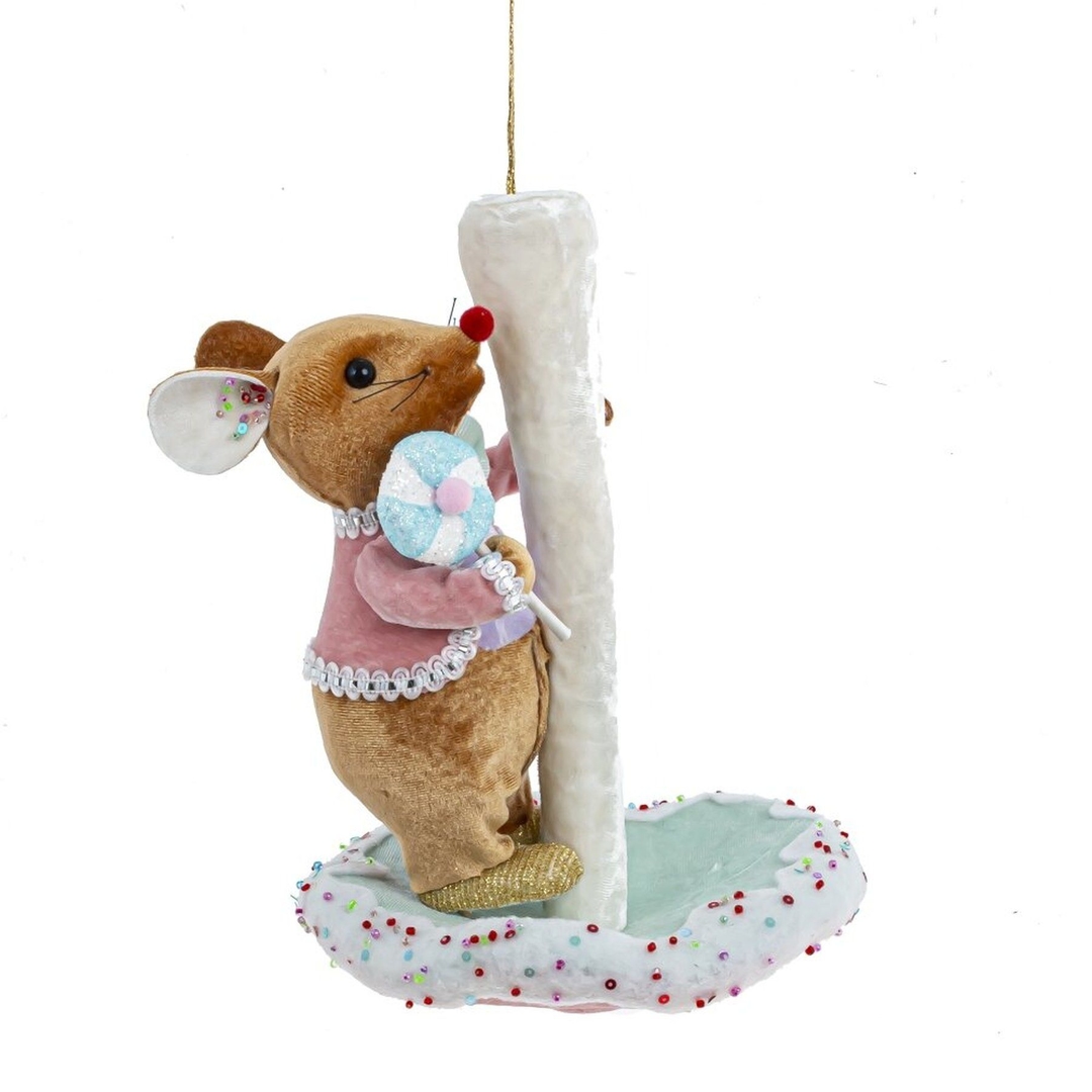 Ёлочная игрушка Мышка и гриб | Фото 1