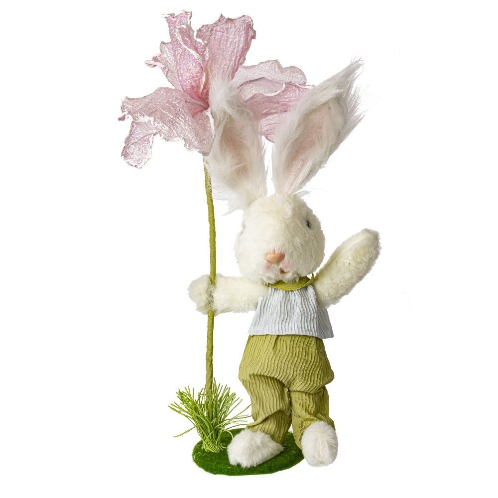 Зайка с цветком | Фото 1