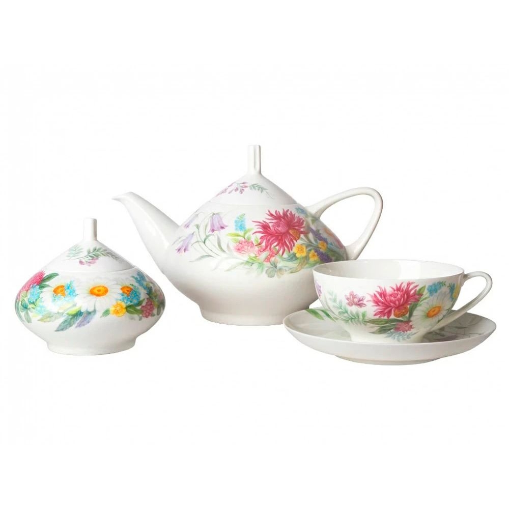 Сервиз чайный ИФЗ Полевые цветы, 6 персон  | Фото 1