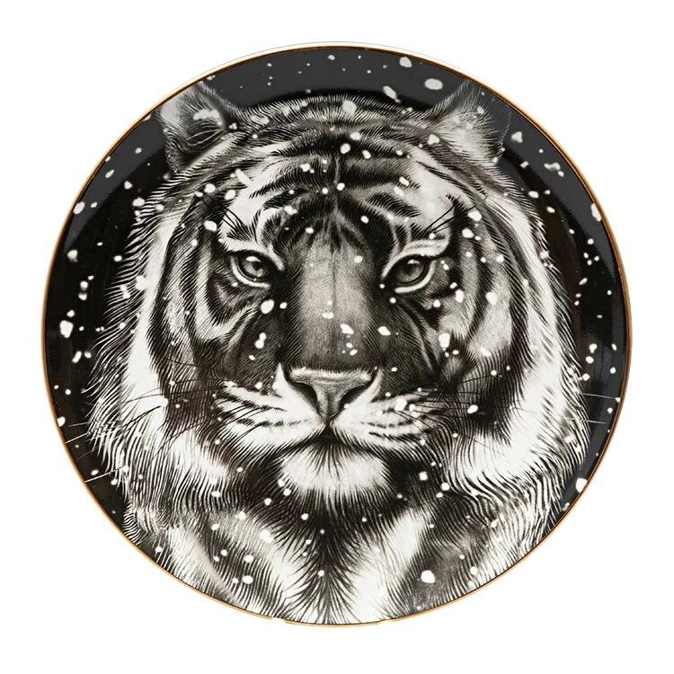 Тарелка декоративная ИФЗ Тотем. Тигр | Фото 1