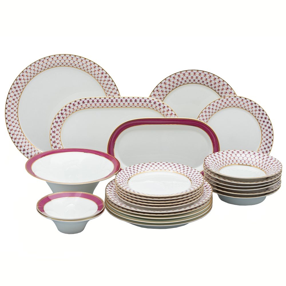 Сервиз столовый ИФЗ Сетка-Блюз, 6 персон | Фото 1