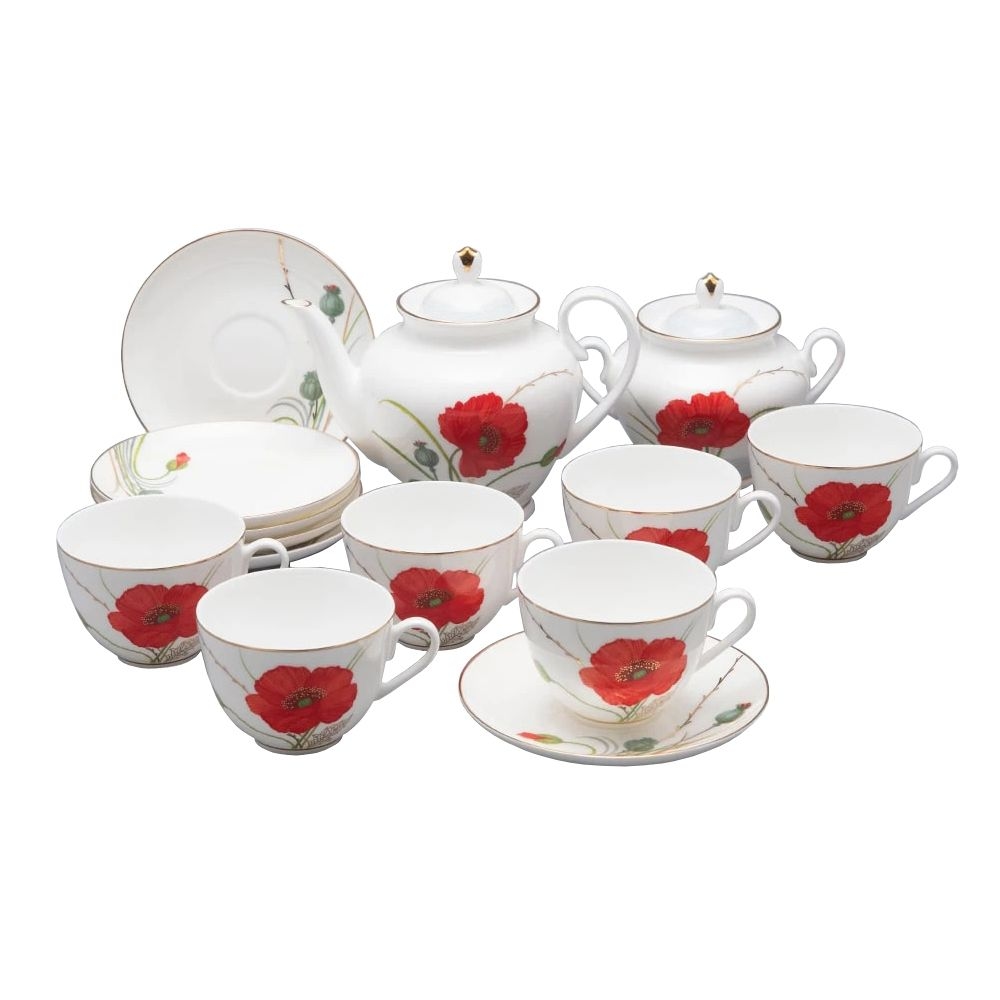 Сервиз чайный ИФЗ Маки 6 персон | Фото 1