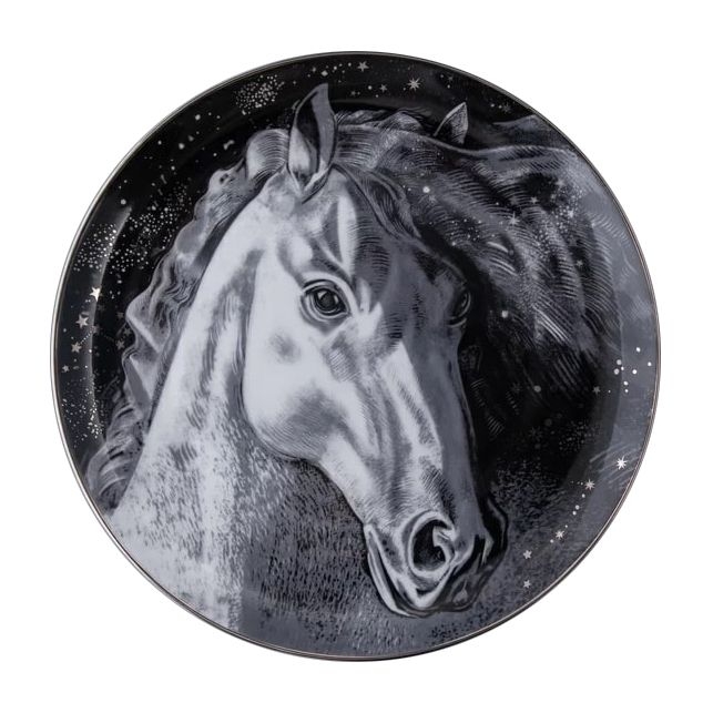 Декоративная тарелка ИФЗ Чёрный мустанг | Фото 1