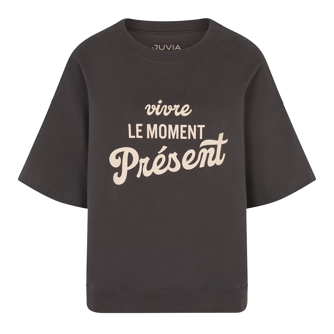 Женская футболка с принтом JUVIA | Фото 1