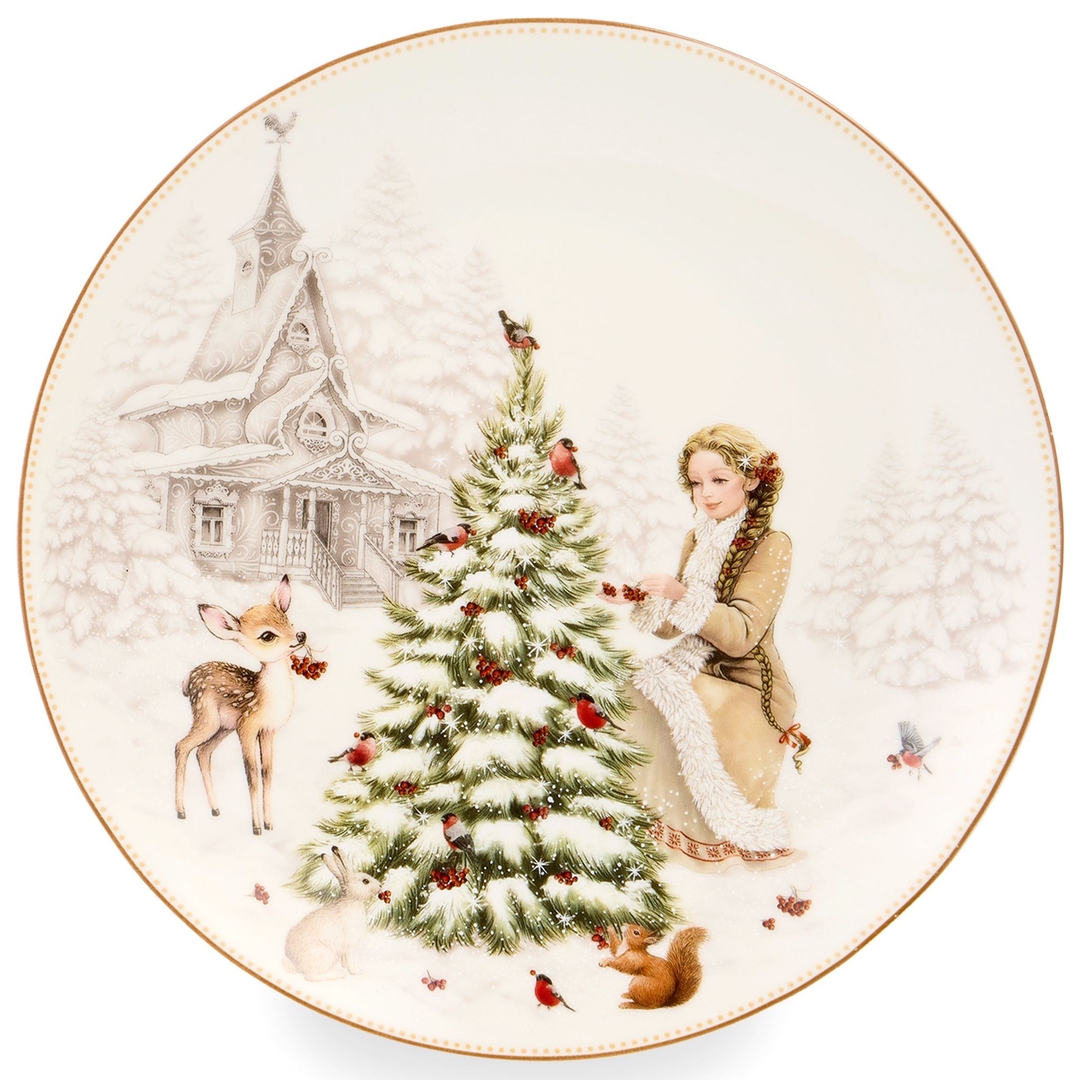 Тарелка закусочная Морозко, 20.5 см | Фото 1