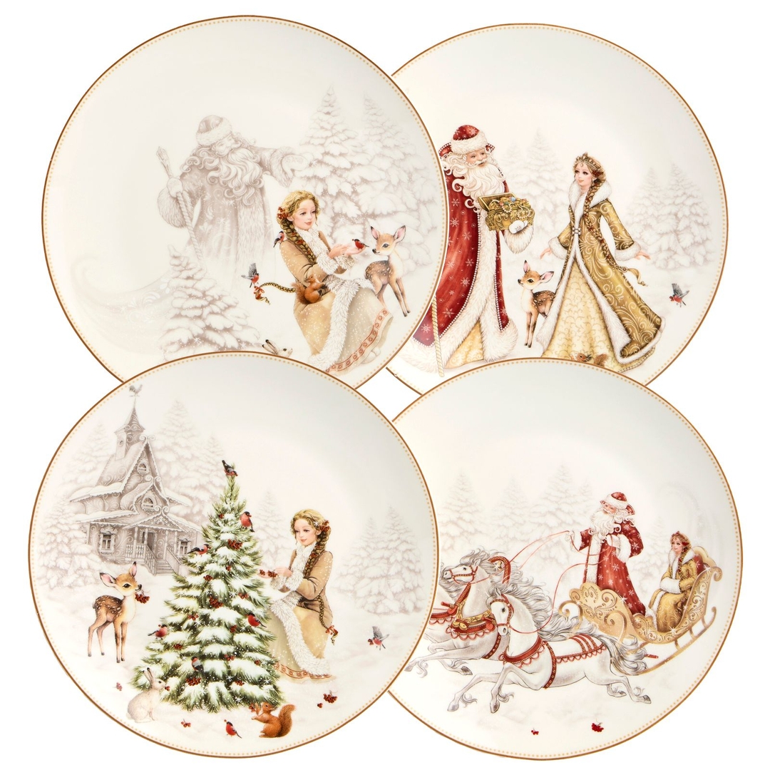 Набор тарелок Морозко, 20.5 см | Фото 1