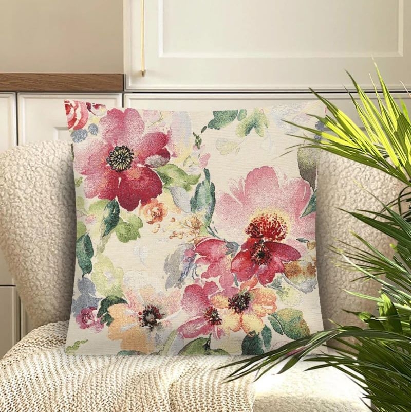 Подушка Акварель Анемоны | Фото 1