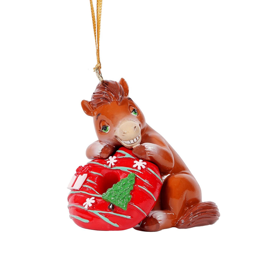Ёлочная игрушка Лошадка Эва Bernes | Фото 1