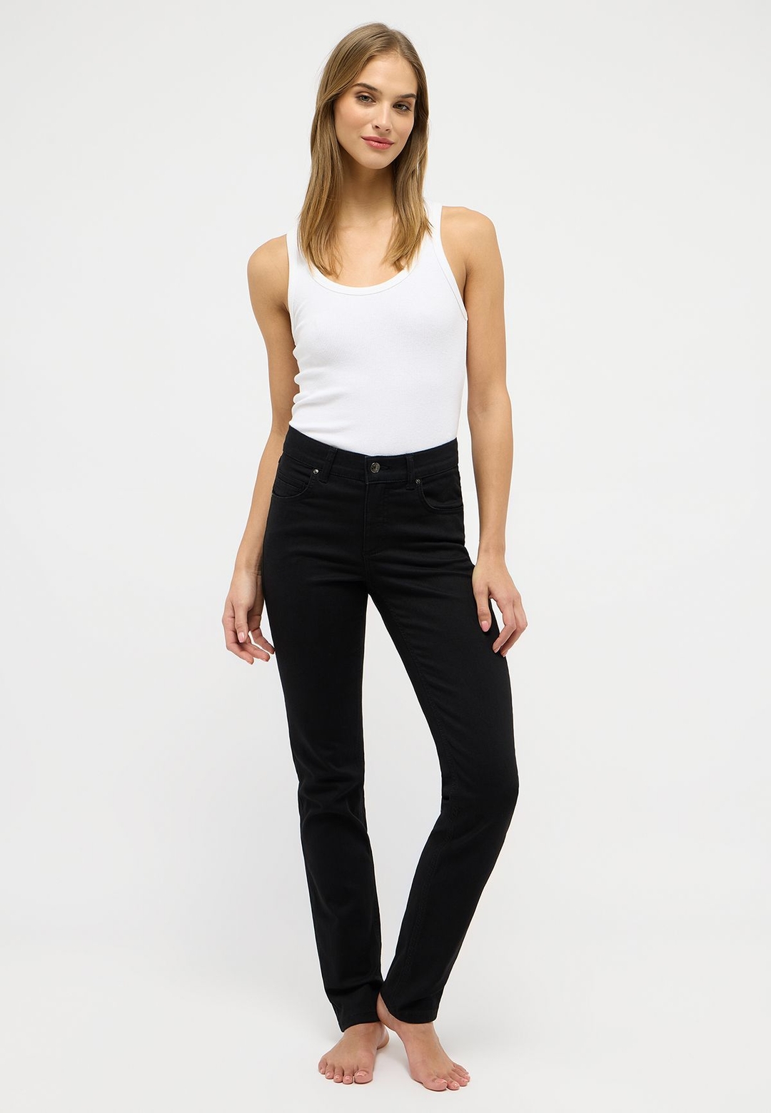 Женские черные джинсы Angels | Фото 6