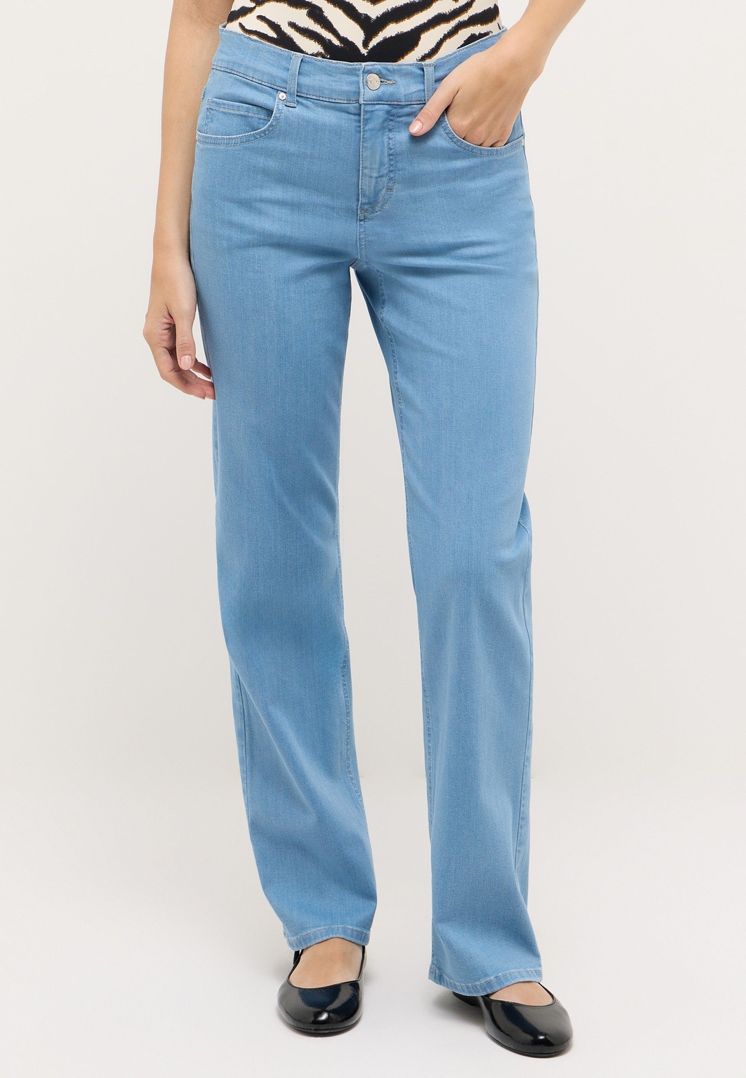Женские прямые джинсы Lara Angels | Фото 3