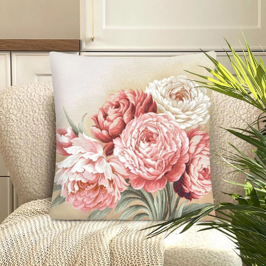 Подушка Английский сад Пионы | Фото 1