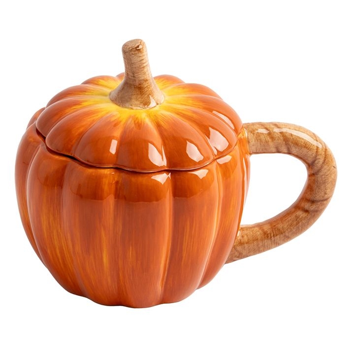 Кружка с крышкой Anna Lafarg Bright pumpkin | Фото 1