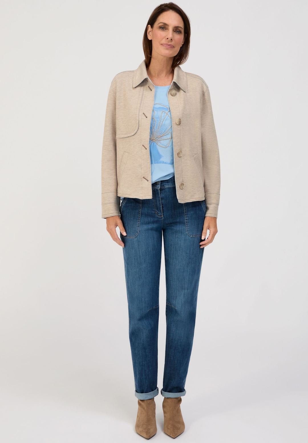 Женские прямые джинсы BIANCA | Фото 6