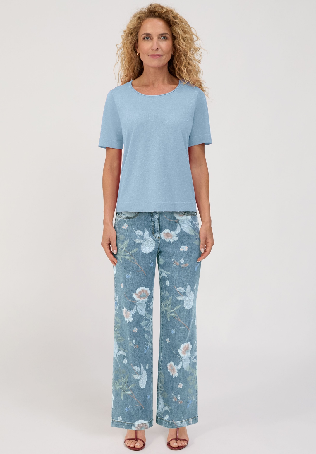 Женский джемпер с люрексом BIANCA | Фото 4