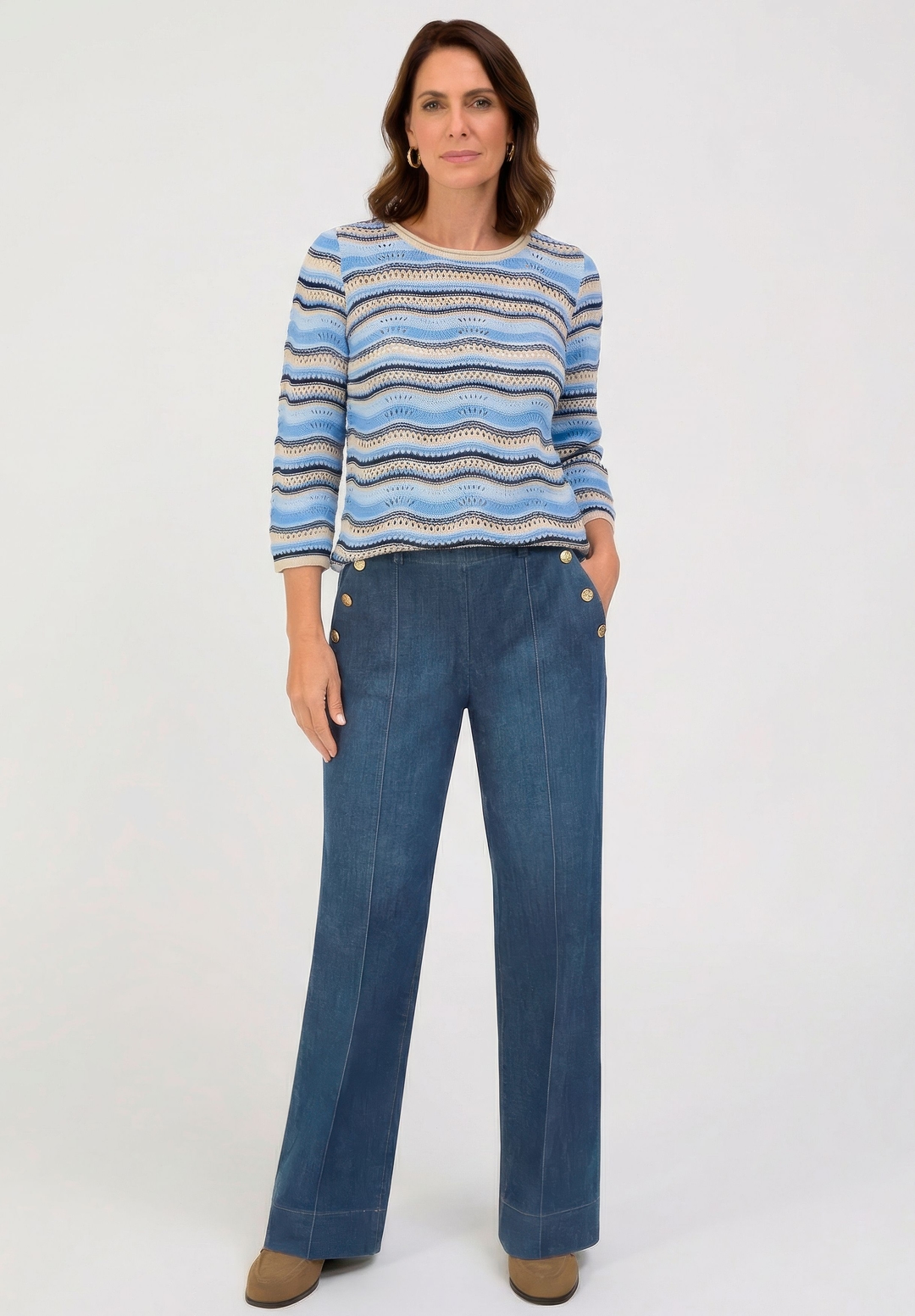 Женский ажурный джемпер BIANCA | Фото 4