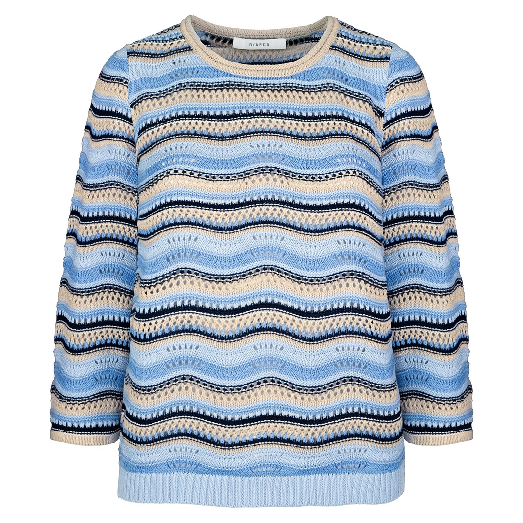 Женский ажурный джемпер BIANCA | Фото 1