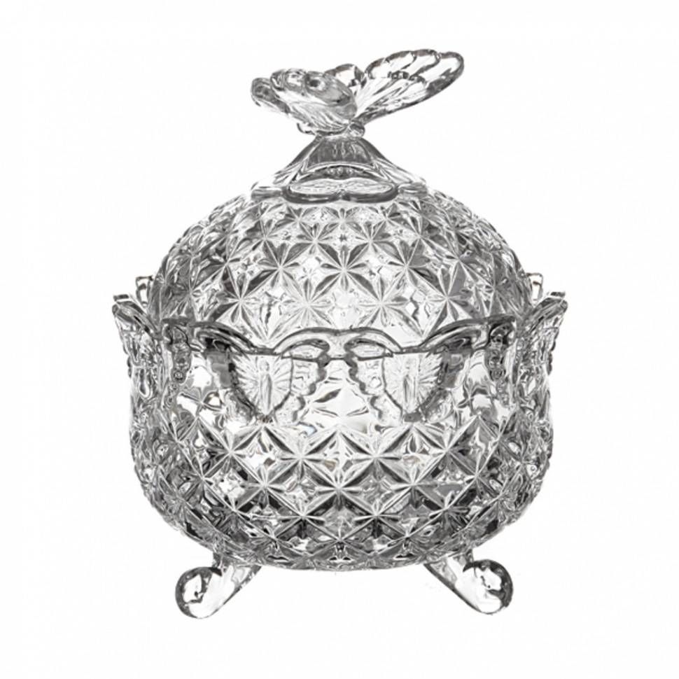 Конфетница Бабочка Crystal Bohemia | Фото 1