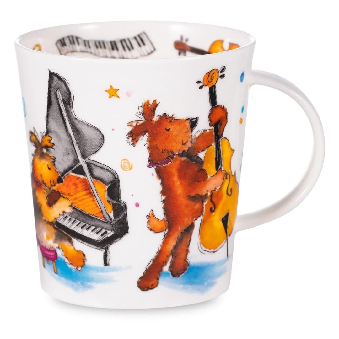 Кружка Dunoon Собаки музыканты 320 мл | Фото 1