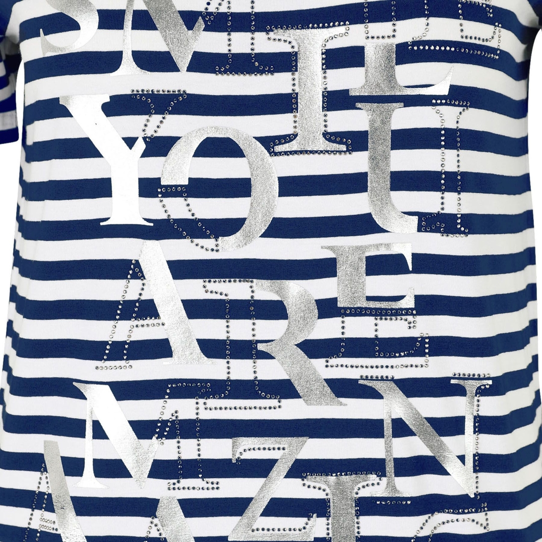 Женская футболка в полоску Doris Streich  | Фото 3