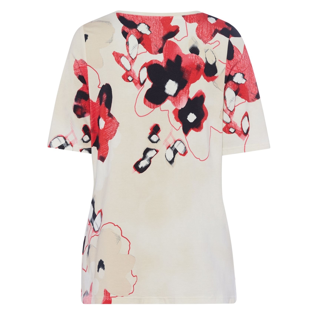 Женская футболка из хлопка с модалом Frank Walder | Фото 2