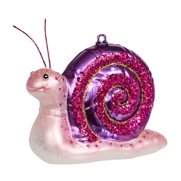 Ёлочная игрушка Розовая улитка Holiday Classics | Фото 1
