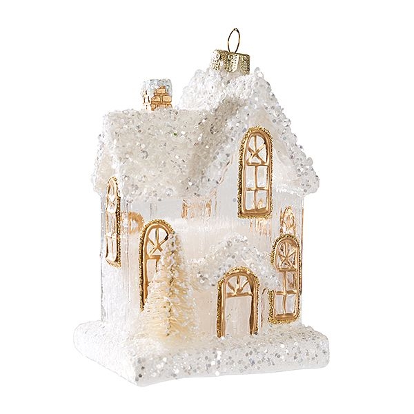 Ёлочная игрушка Дом Зимнее барокко Holiday Classics | Фото 1
