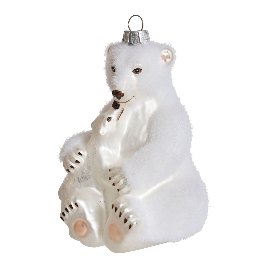 Ёлочная игрушка Медведь с медвежонком Holiday Classics | Фото 1