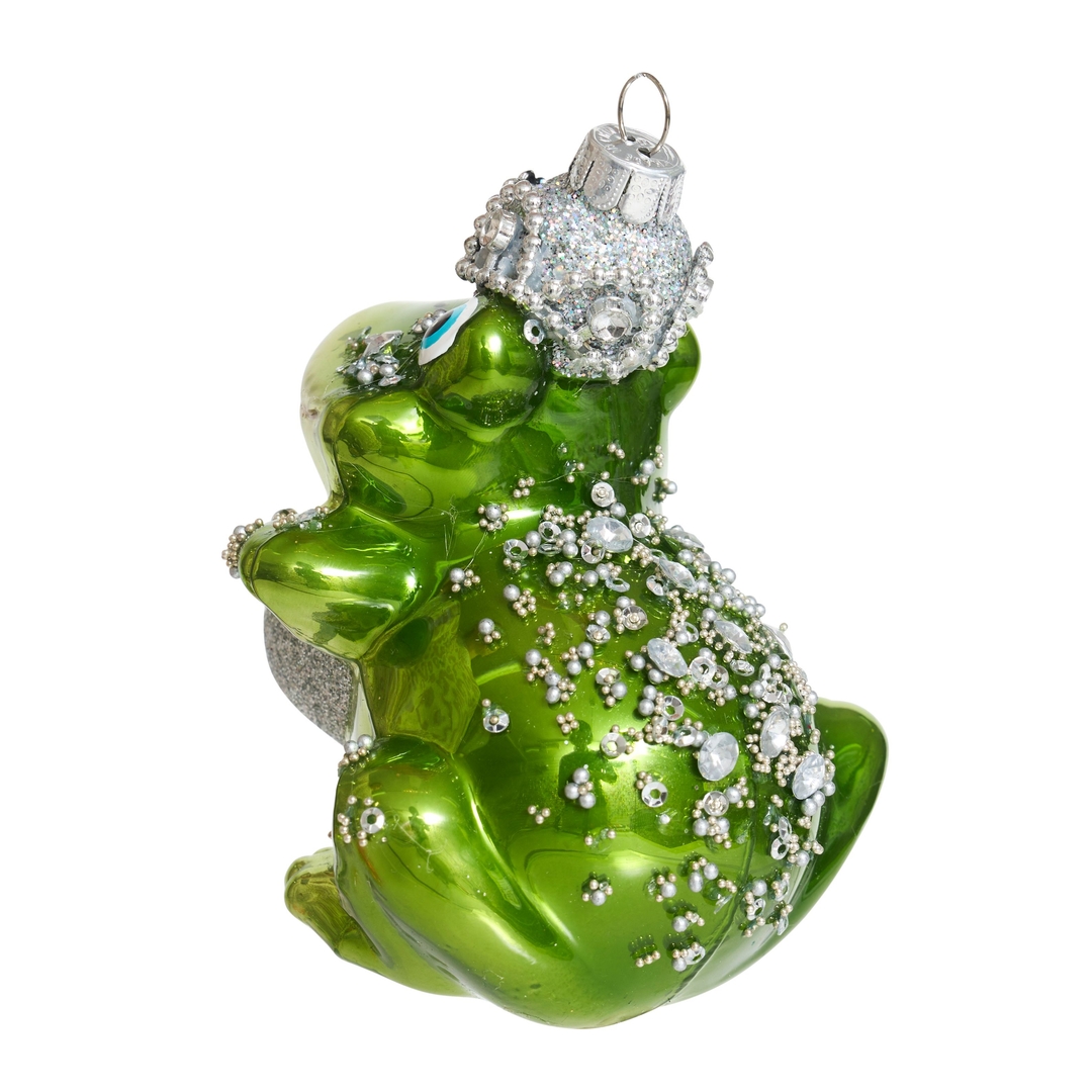 Ёлочная игрушка Лягушка в короне Holiday Classics | Фото 2