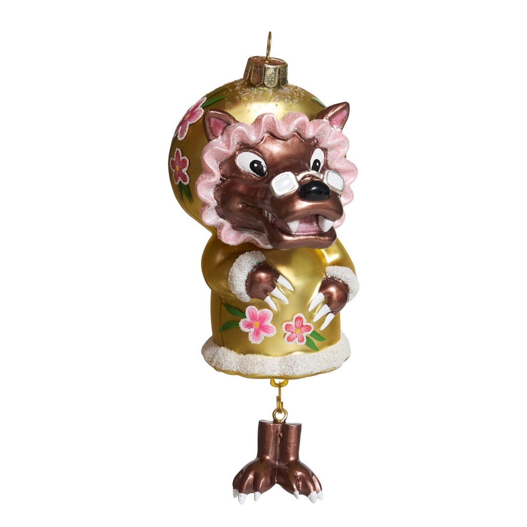 Ёлочная игрушка Волк в образе бабушки Holiday Classics | Фото 1