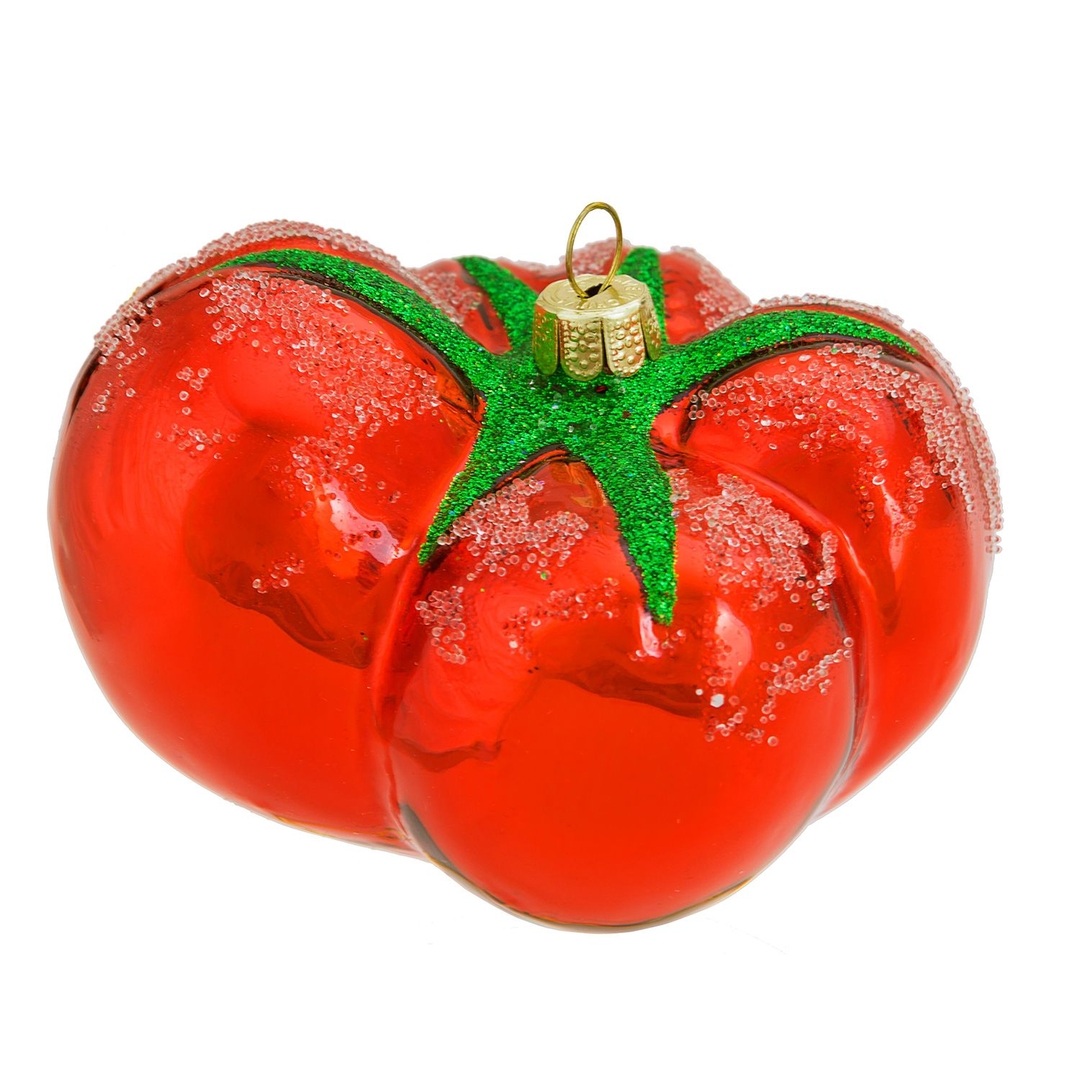 Ёлочная игрушка Томат красный Holiday Classics | Фото 1