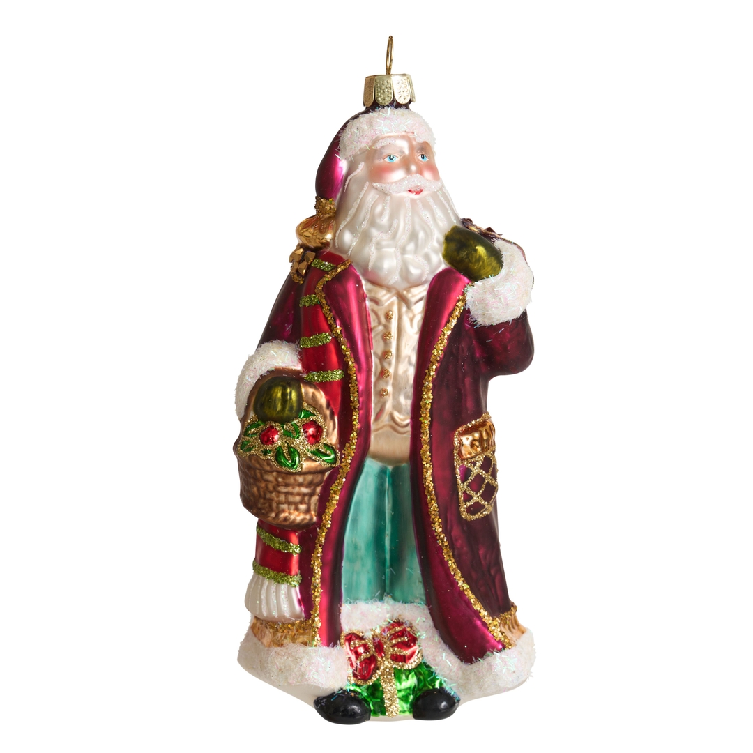 Ёлочная игрушка Дед Мороз Королевское Рождество Holiday Classics | Фото 1