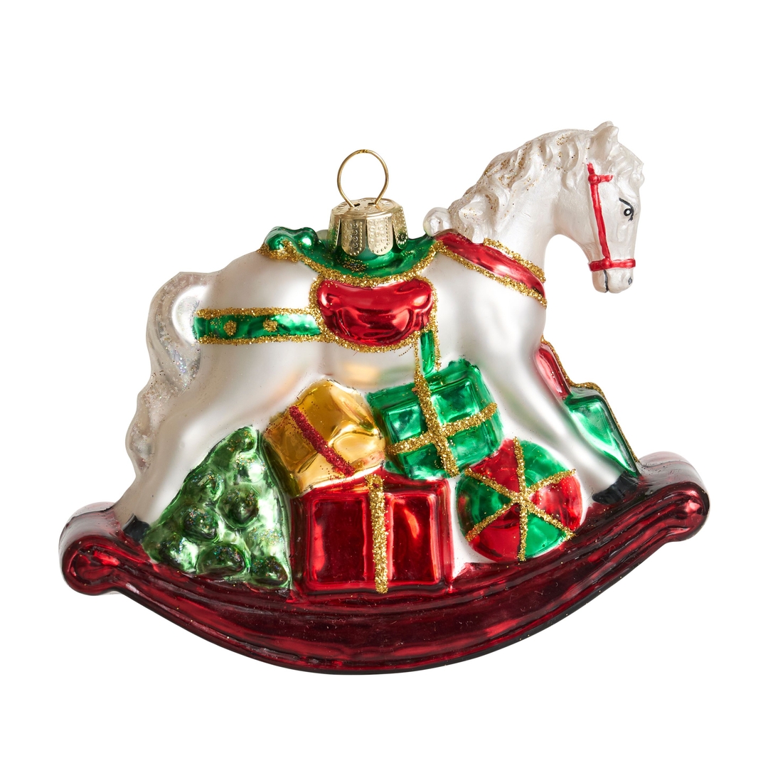 Ёлочная игрушка Лошадка -качалка Holiday Classics | Фото 1