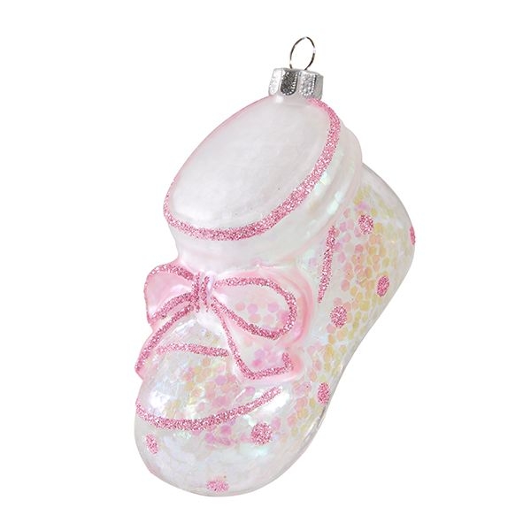 Ёлочная игрушка Пинетки розовые  Holiday Classics | Фото 1