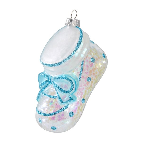 Ёлочная игрушка Пинетки голубые  Holiday Classics | Фото 1