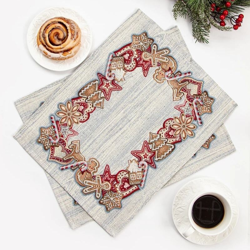 Салфетки, дорожка Имбирное печенье | Фото 2