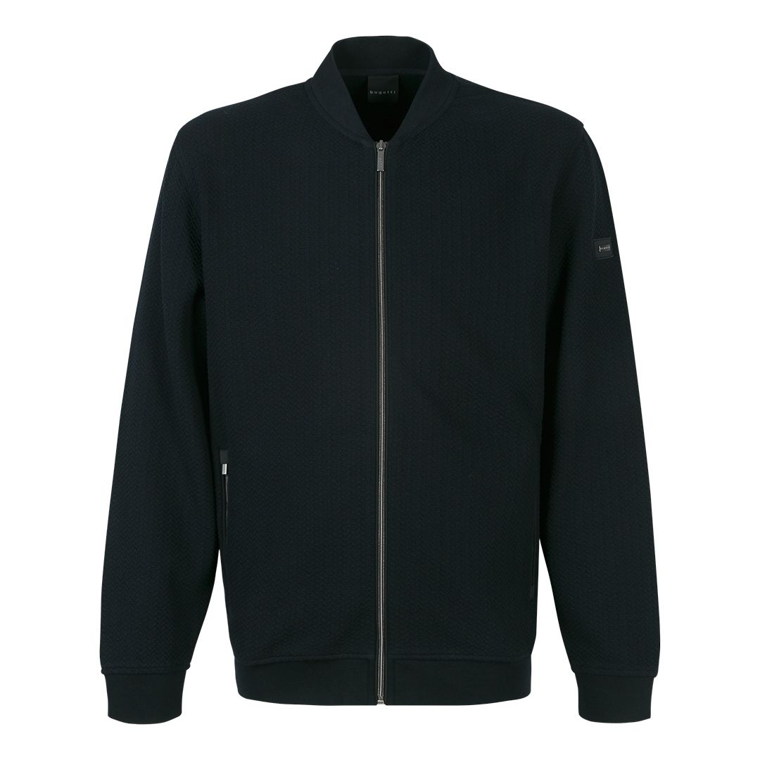 Мужской фактурный бомбер на молнии Bugatti | Фото 1