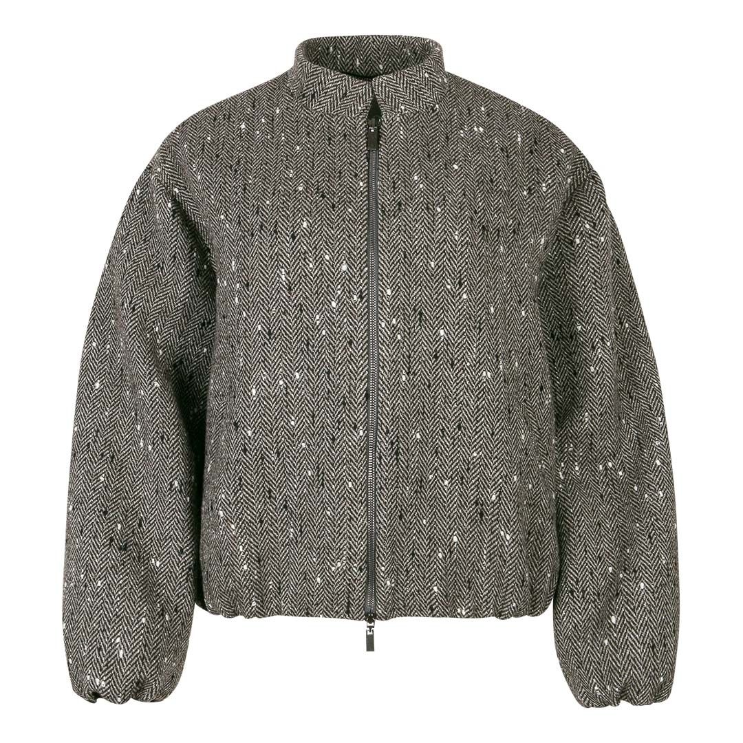 Шерстяной бомбер с пайетками Dolche Moda           | Фото 1