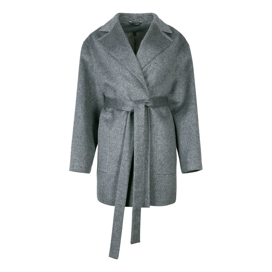 Женское укороченное пальто на запах Dolche Moda           | Фото 1