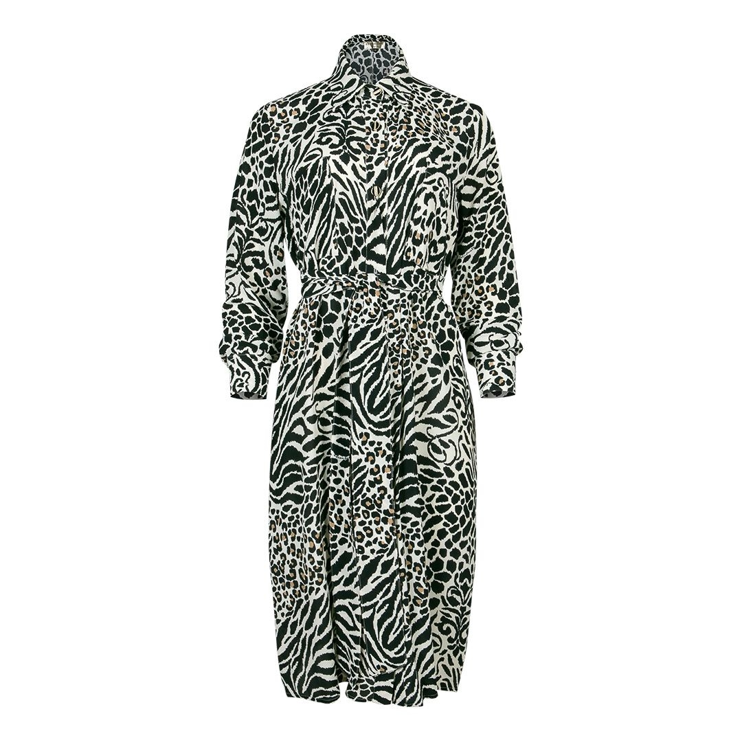 Платье-рубашка из вискозы Elisa Fanti | Фото 1