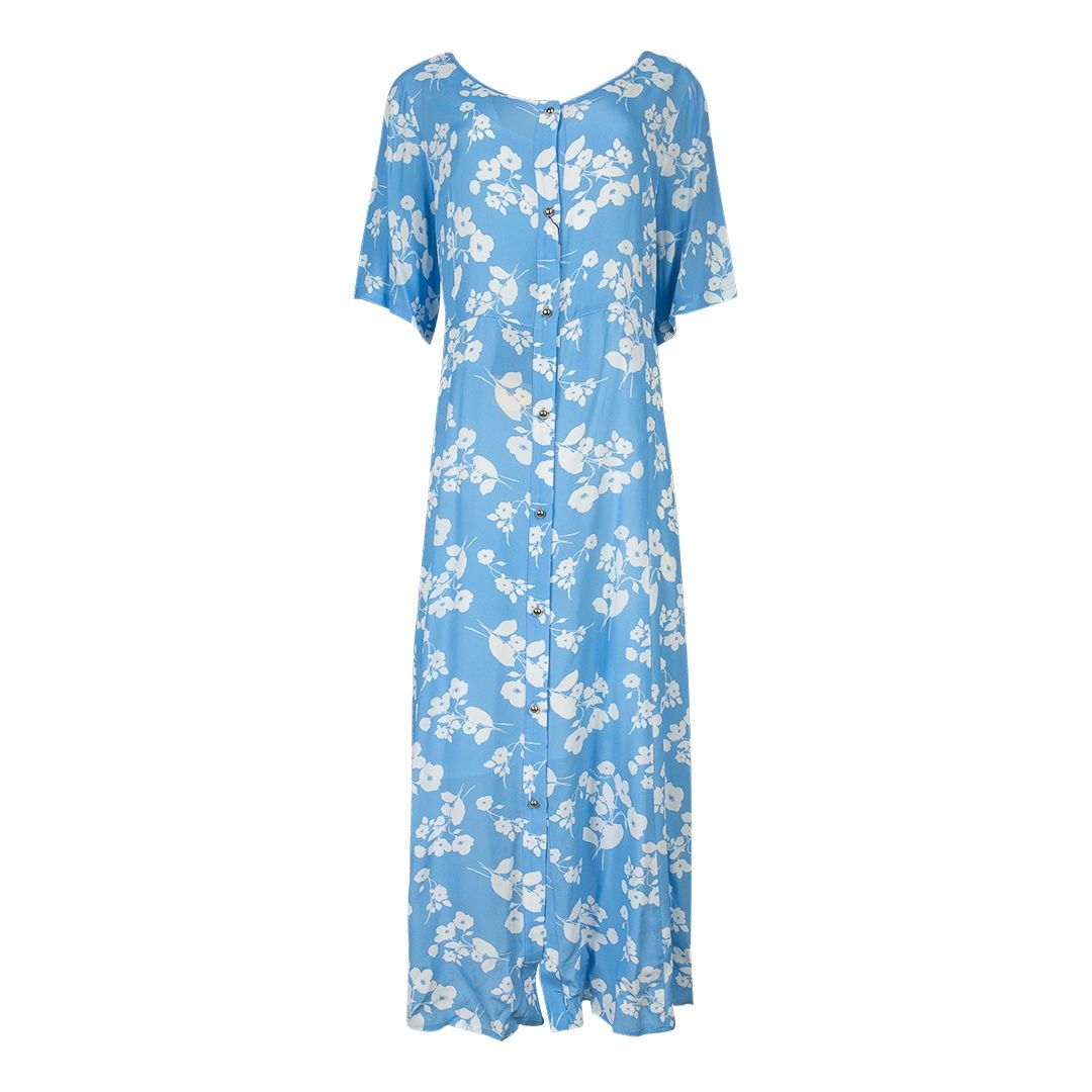 Платье из вискозы с принтом Elisa Fanti | Фото 1