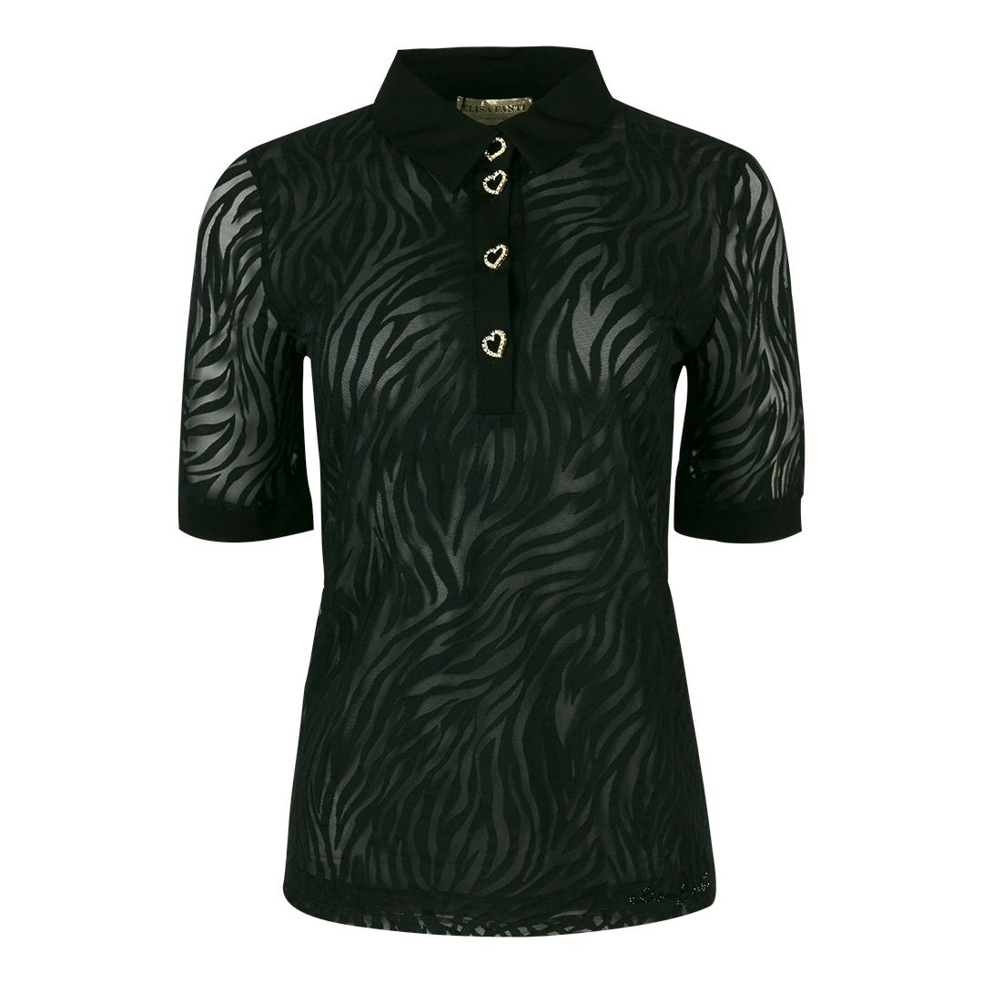 Женская блуза с анималистичным принтом Elisa Fanti | Фото 1