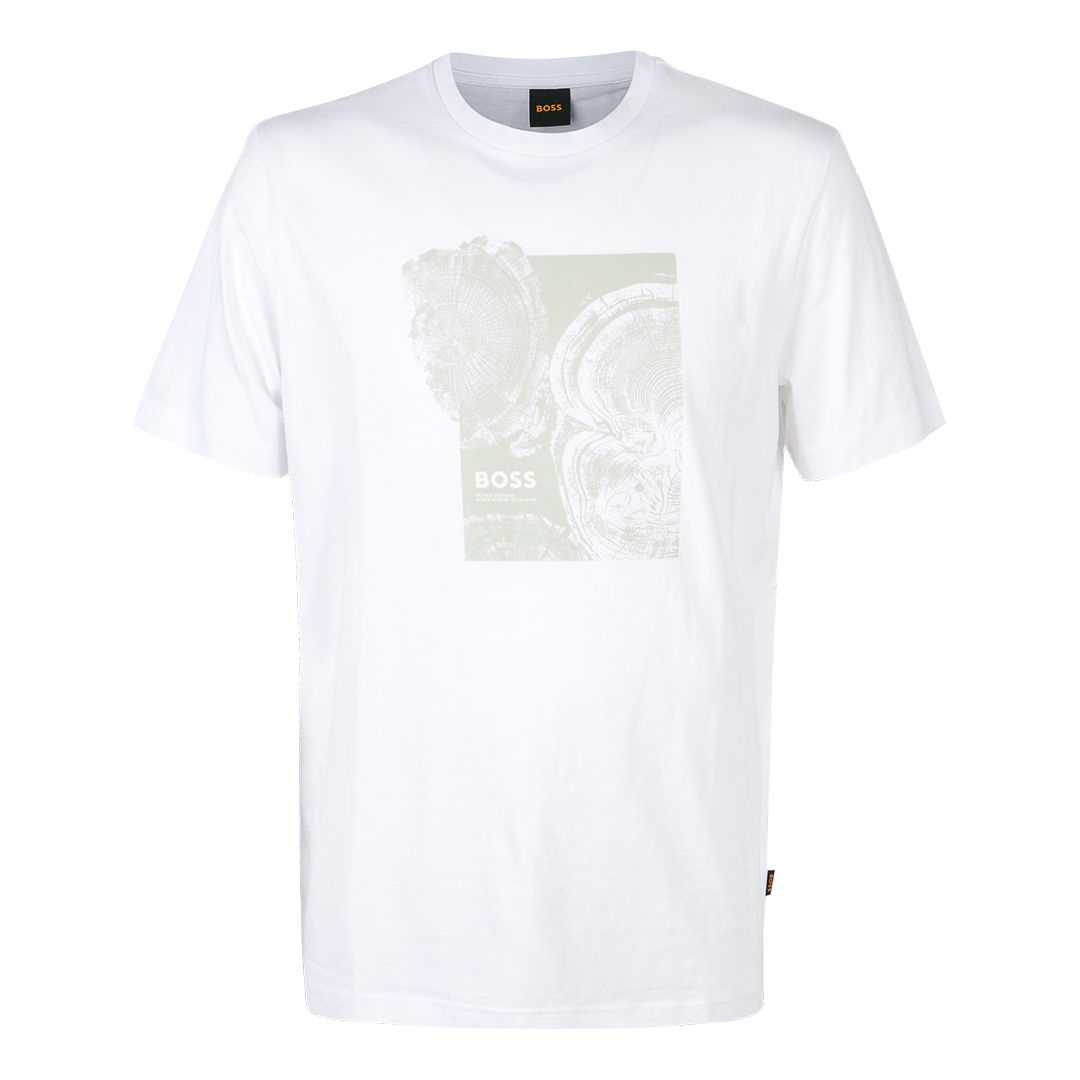 Мужская хлопковая футболка BOSS Orange | Фото 1